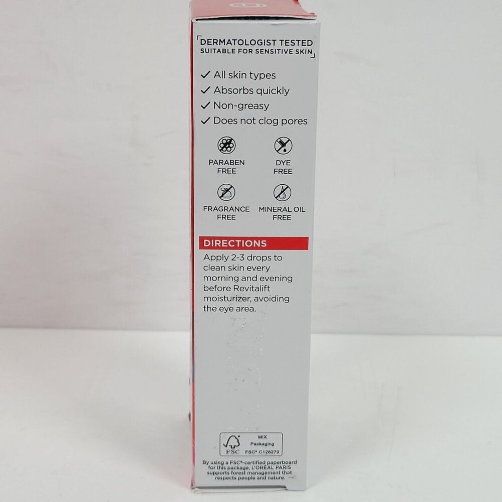 LOreal Paris Revitalift Derm Intensives 1.5% Pure Hyaluronic 1.0 Oz NIB - Picture 3 of 5